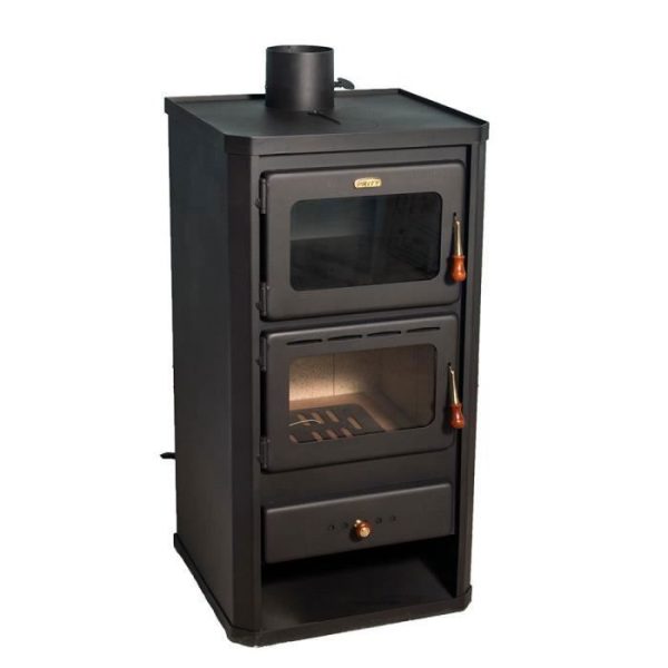 FM 12 kW Holzofen mit schwarzem Backofen – Bild 3