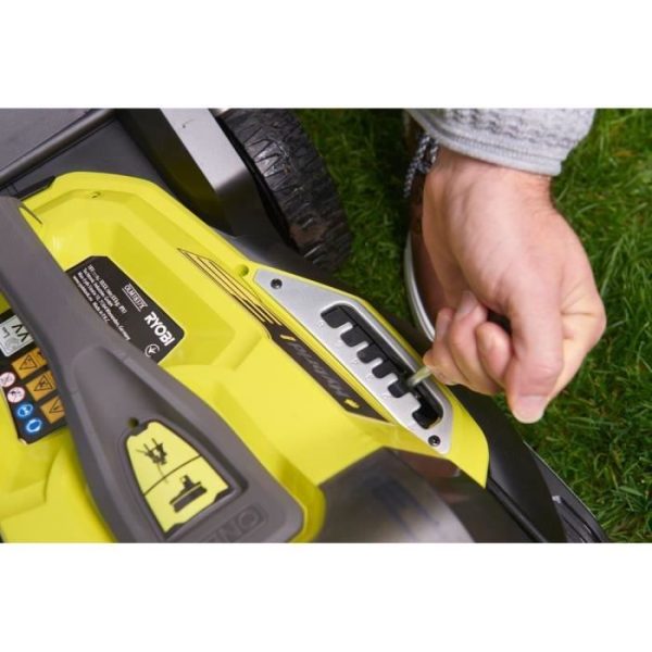 RYOBI – 36V Hybrid Lawn Mower (powered by 2 ONE+™ batteries) – 37 cm cutting width + 2 x 5 Ah batteries & charger – RY18LMH37A-250 – Image 5