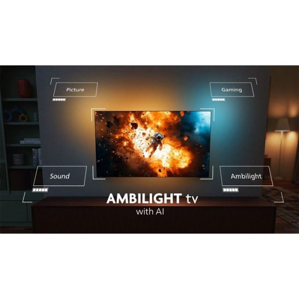 Philips OLED TV 4K UHD Ambilight 42OLED810 106 cm 2025 - immagine 5