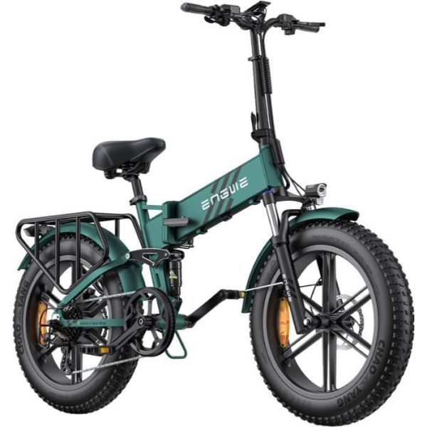 Faltbares Elektrofahrrad – ENGWE – ENGINE Pro 2.0 – 110 km Reichweite – 52V 16Ah Akku – Vollfederung